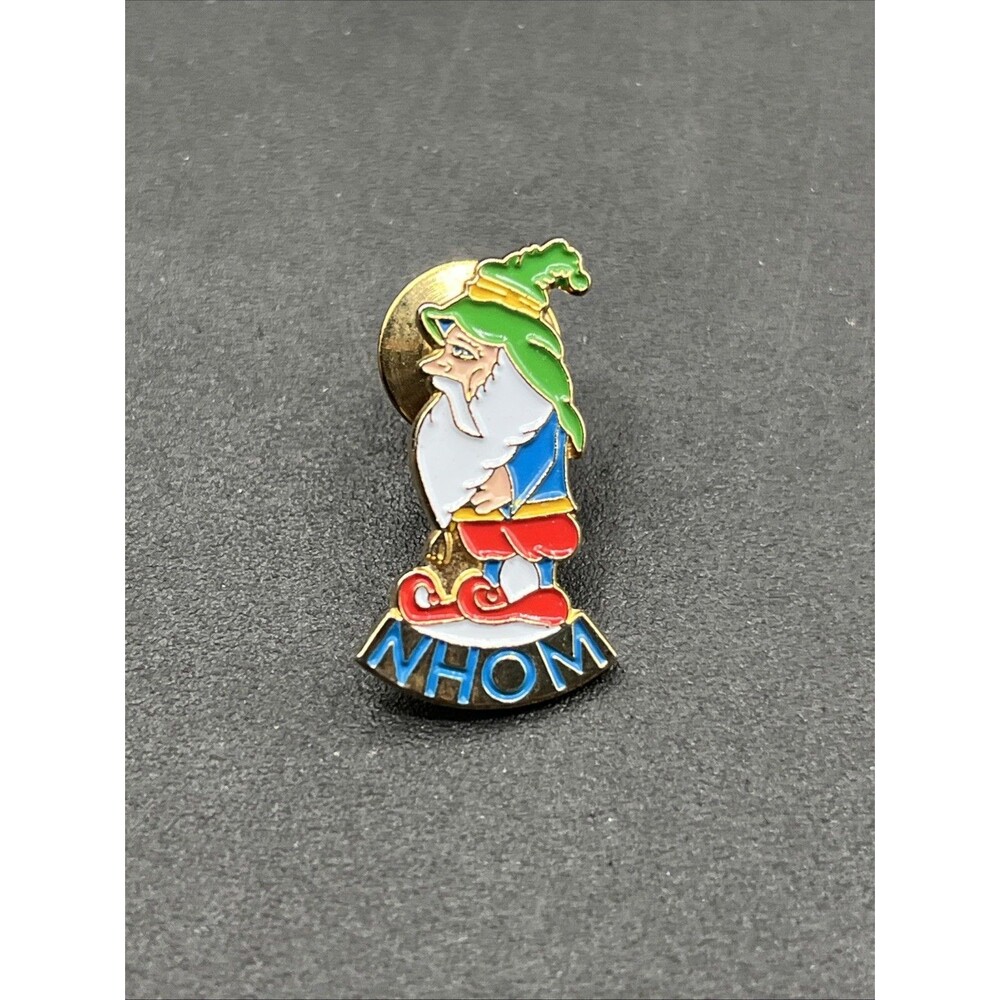 New Hampshire Odyssey Of The Mind NHOM Gnome Troll CLUB Lapel Pin EUC